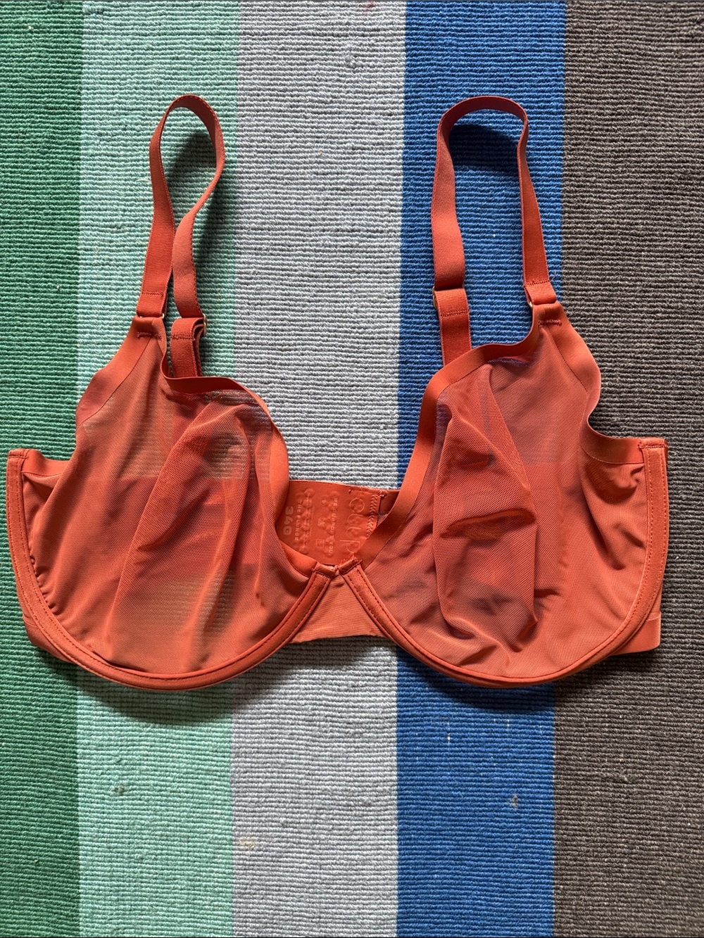 CUUP Terracotta Mesh Underwire Bra